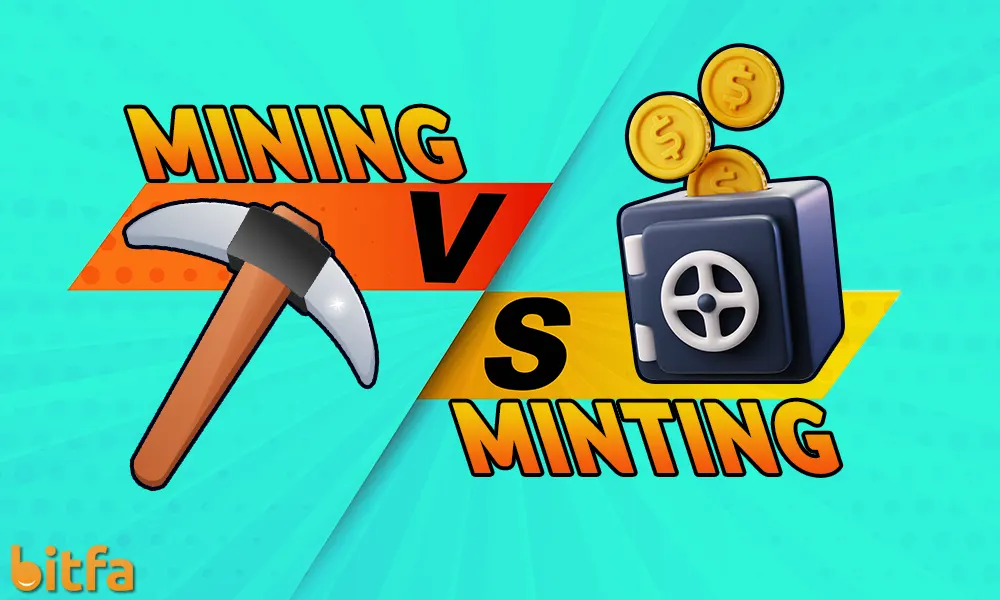 تفاوت استخراج کردن (Mining) و ضرب کردن (Minting)